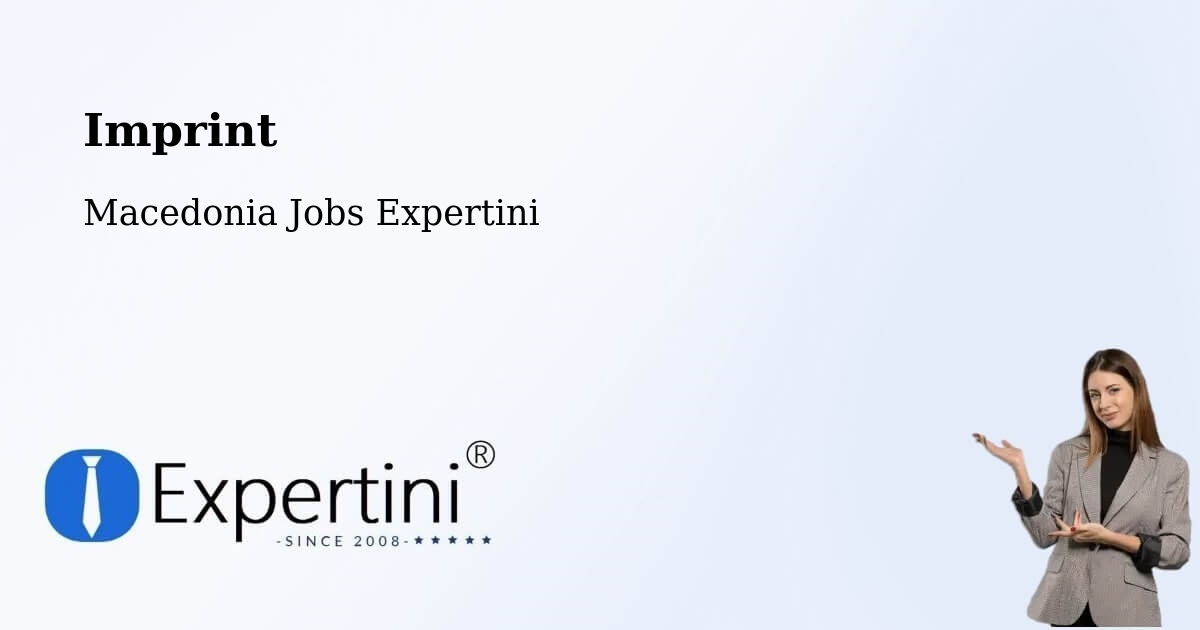 Imprint – Markov Grad - Macedonia Jobs Expertini