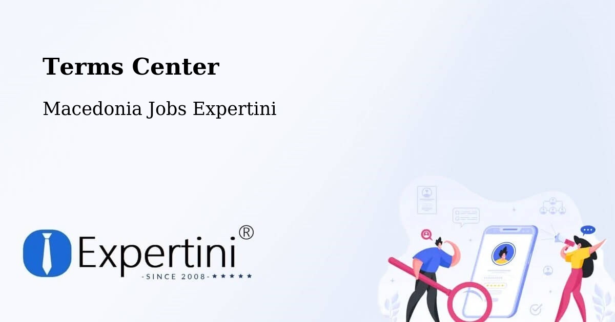 Terms of Service – Markov Grad - Macedonia Jobs Expertini